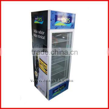 190L Glass Door Bar Fridge, Chiller Display, Commercial Cooler