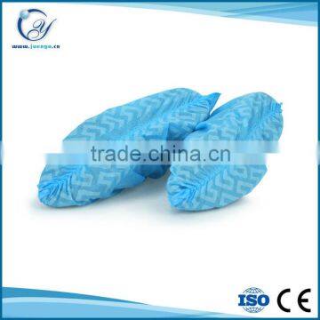 Non-skid PP machine made blue disposable Medical shoe