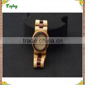 2016 New Arrival Bamboo Wooden Watch, Custom Logo Japan Movt Quartz Wood Watch photo-3