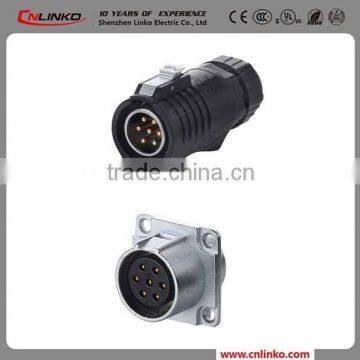 Made in China 7pin Circular Connector, DC Male Connectors for LED Display Screen