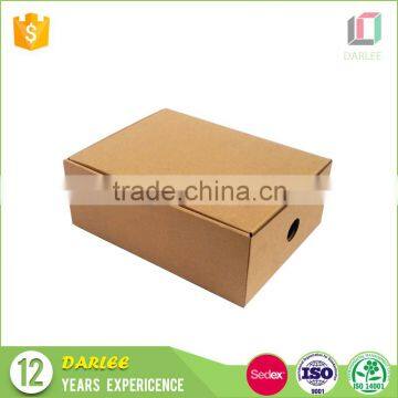 Newest design free sample corrugated paper custom children shoe box