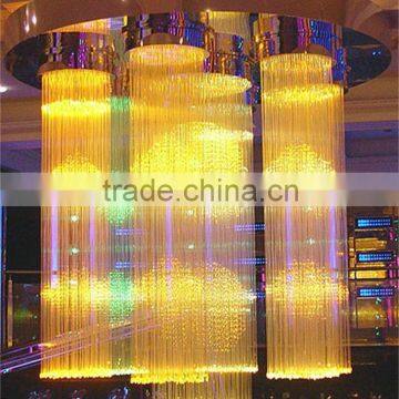 different color multiple colums optic fiber pendant