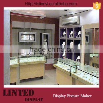 glass jewelry and watch display Cabinet