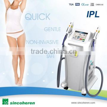 FDA Approved Beauty Equipment SHR Laser IPL Hair Removal /xenon lamp