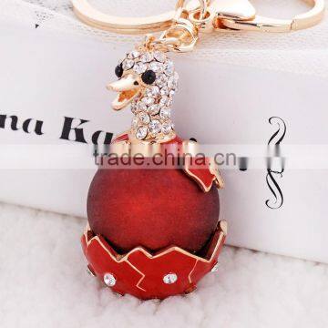 Sparkling Keychain Blingbling Crystal Rhinestone Handbag Charm for Cat Animal Lovers Diamond Kitty Key Ring/Chain