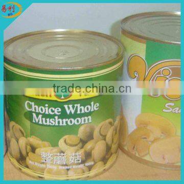 Supply mushrooms in cans