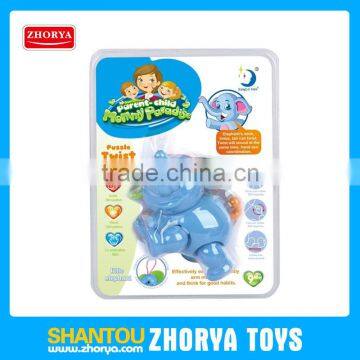 Zhorya new design cute baby toy elephant with light and sound