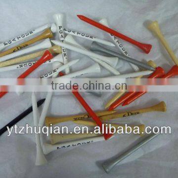 Top sale your design logo bamboo /wooden golf tee with many size