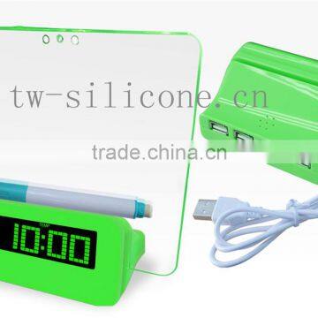 Memo Board Digital Alarm Clock With Phone Charrger photo-2