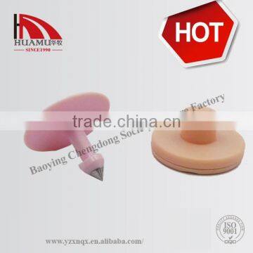 Rfid Animal Ear Tag With 134.2HKZ in Pink 30*30 mm photo-3