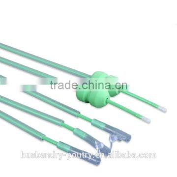 Disposable foam tip sow Semen urinary Catheter with tail