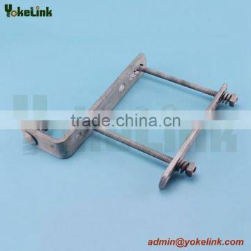 China supplier Hot Dip Galvanized Steel Cutout & Arrester Bracket With good price