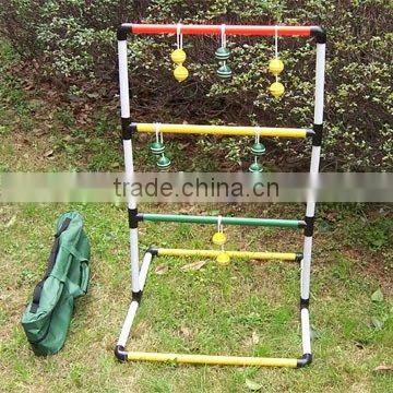 Ladder golf game outdoor game with PPR frame,ball toss,blongoball