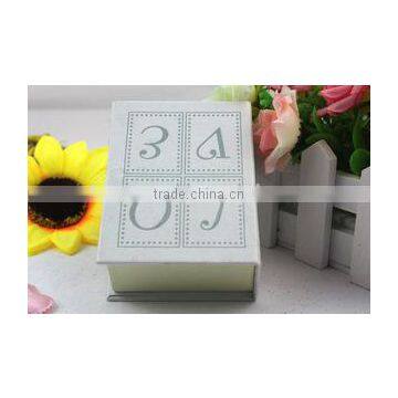European and American Style Wedding Favor Candles Romantic Love Letter Book Candle photo-3
