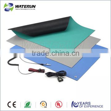 cleanroom anti-static rubber table top mat,esd rubber mat