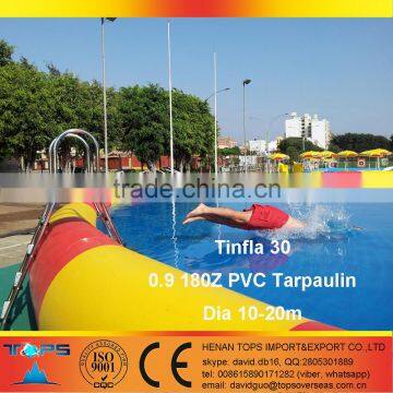 Inflatable Water Park Combo Tinfla 30 in PVC Tarpaulin Pool Iceberg Saturn photo-2
