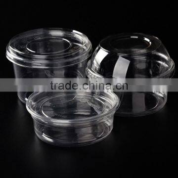 Disposable PET Plastic Salad Bowl Container With Lid photo-6