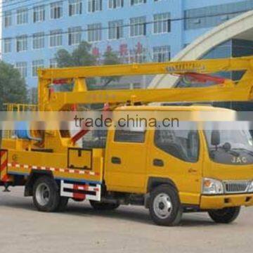 JAC 16m high altitude aerial working truck, high lift bucket truck, high lifting platform truck