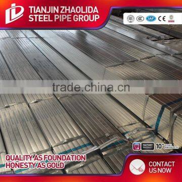 ASTM A500 GR A B WELDED 50 x 25 x 1.5mm Rectangular / Galvanized Square Steel Tube With High Quality