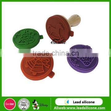 100% Food Grade Homemade Silicone Cookie Stamper photo-4