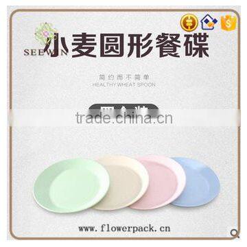 cheap environmental round plastic dinner plate