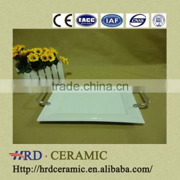 China hot sale stock ceramic plate printing machine with Metal handle