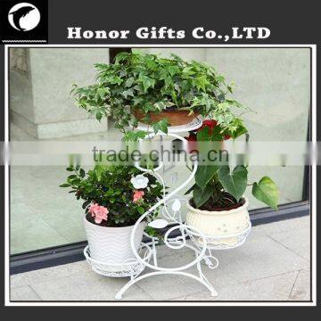 New Design Iron Frame Flower Stand Decorative Metal Window Box Planters photo-2