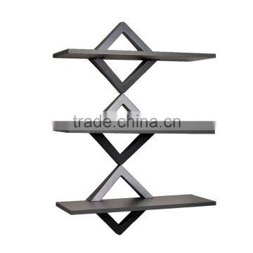 Hot Sale Three Level Shelving System Mdf Wood Home Wall Decor Wall Floating Shelf photo-2