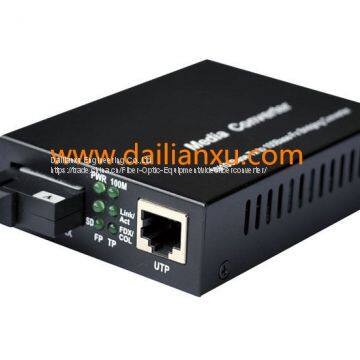 10/100M Fast Ethernet Fiber Media Converter  Fast Ethernet to SC media converter SC fiber port to Ethernet  converter