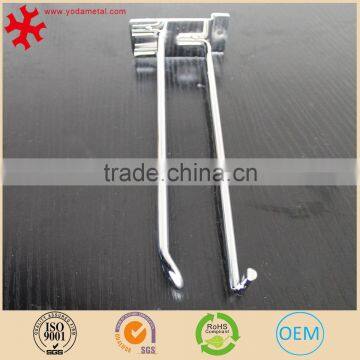 4"Pegboard Slatwall Double Loop Hook for Shop Accessory Chromed Finish - Pack of 100 photo-5