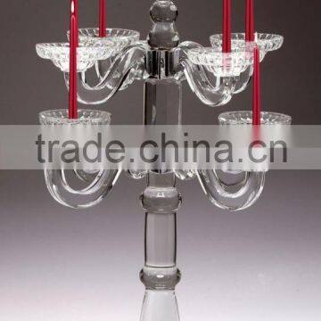Beautiful 8 Crystal Candle Holder as Glass Candle Holder for Wedding Centerpiece photo-5