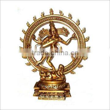 Indoor Fengshui Decoration Metal Crafts Bronze Indian God Statue for Sale photo-4