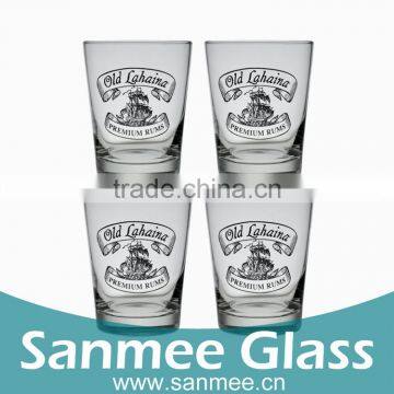 4PCS Glass Set Wholesale Logo Decal Glass Tumbler Cup Glass