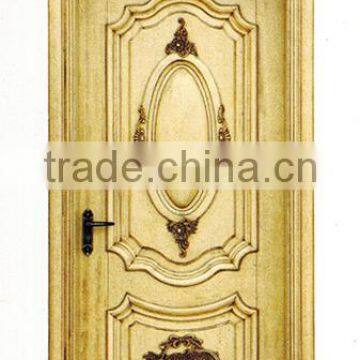 Elegant Noble Carved Solid Wood Entry Door for Residential House in American Style BF11-12191a photo-4