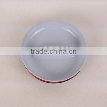Round shape white color plastic melamine ashtray