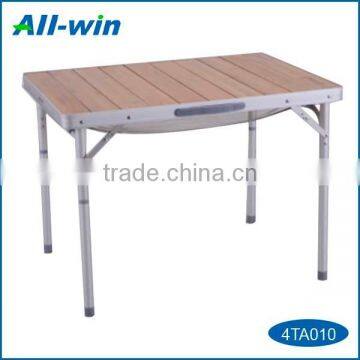 high-quality outdoor square bamboo table for camping