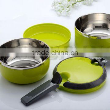 Round Thermal Stainless Steel Lunch Box