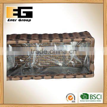 Rectangle PE/Plastic Rattan Outdoor Flower Pot photo-4