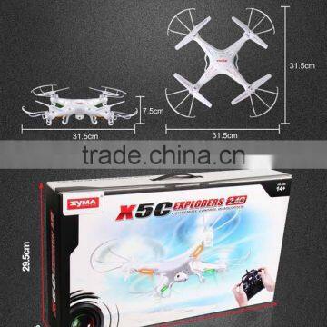 2015 Drone!!! 2.4g 4CH rc Quadrocopter With hd Camera 2mp Drone SYMA X5C