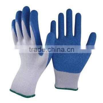 Nmsafety 10 Gauge Liner Blue Latex Coated Abrasion Resistant Latex Working Gloves photo-2