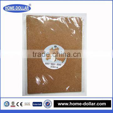 Factory wholesale custom sublimation tableware cork coaster /rectangle shape cork mat cardboard