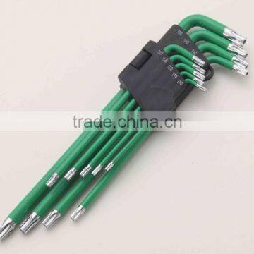 9pc extra long torx hex key