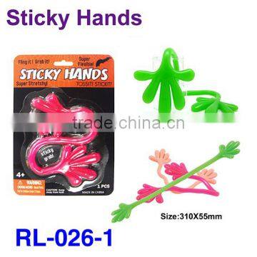 Soft Plastic Sticky Hands Toys/Stretchy Hands