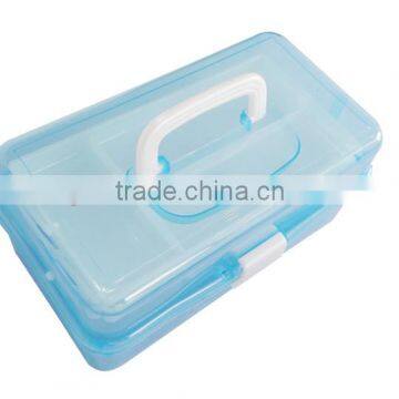 2017 Hot Selling Art Tool Container Box, Caddy Box With Tiered Compartments, Plastic Tool Box photo-2