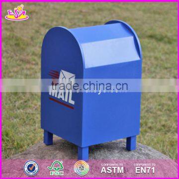 2017 New Products Pretend Play Miniature Wooden Mailbox Toy for Kids W10D122 photo-3