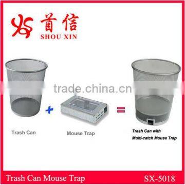 New Design Trash Can with Multi catch Mouse Trap SX-5018