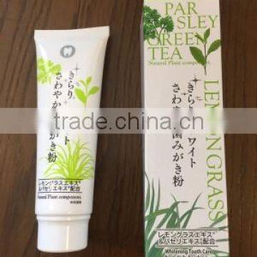 Japanese Toothpaste With Organic Green Tea Powder Matcha Best Whitening photo-3