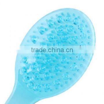 Colorful Long Handled Body Bath Shower Back Brush Scrubber Skin Cleaning Massager photo-3