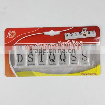 Square Plastic Pill Box for 7days photo-3