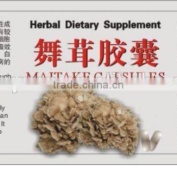 Herbal Dietary Supplement Maitake Mushroom Capsule photo-2